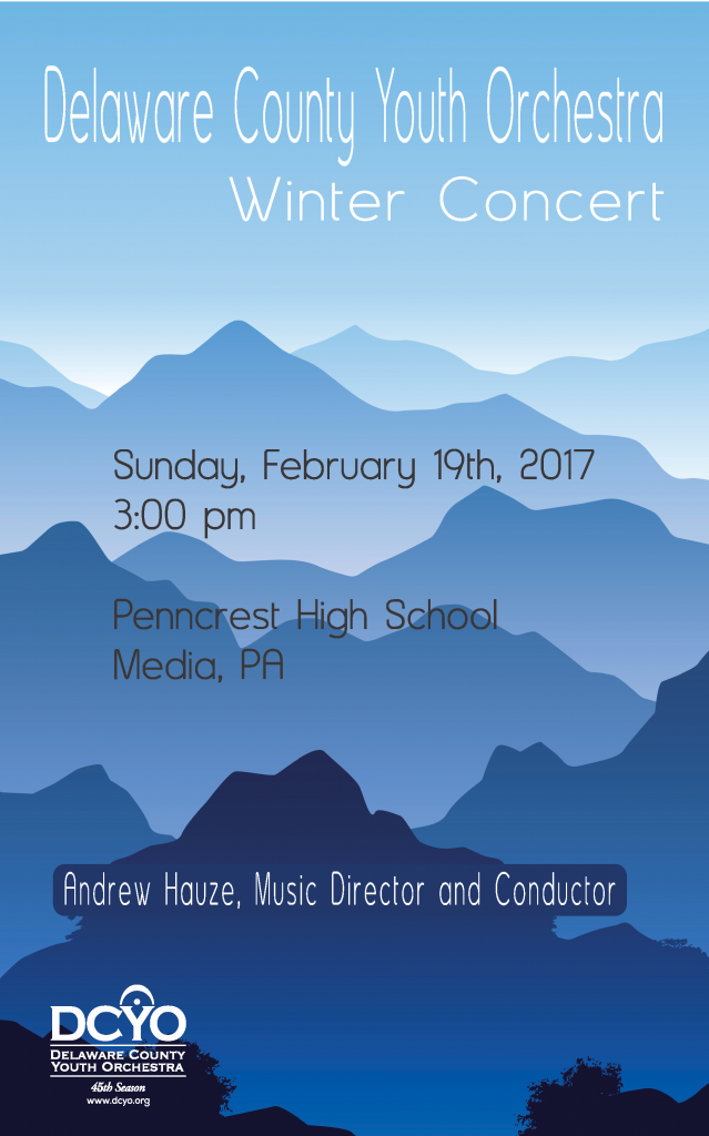 DCYO Winter Concert Poster 2017